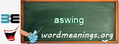 WordMeaning blackboard for aswing